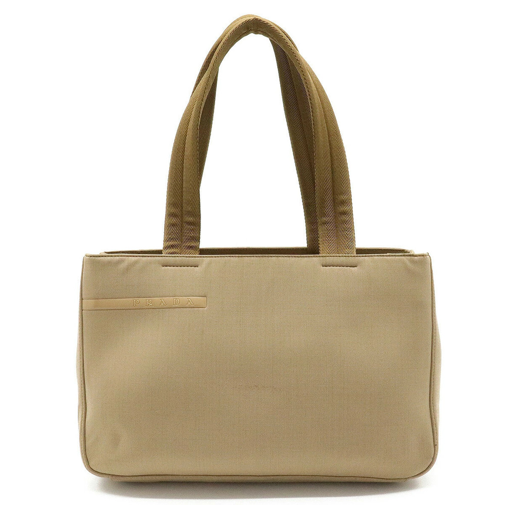 Prada Sport Tote Bag Handbag CAMMELLO Beige Cream